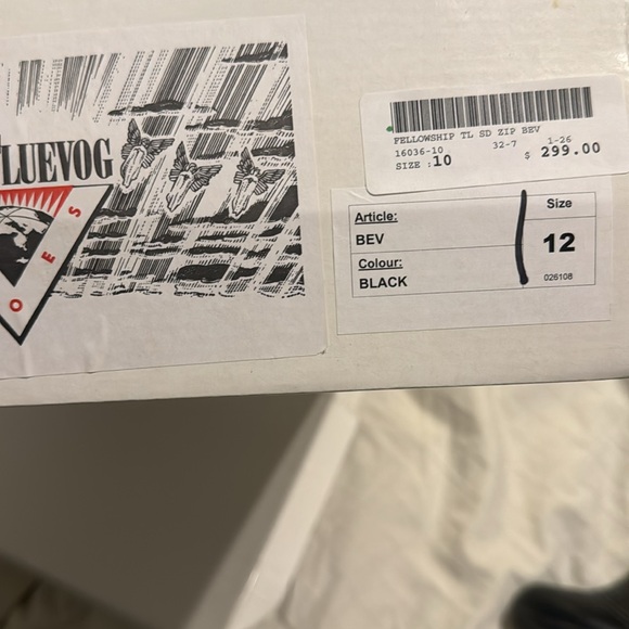 Fluevog Fellowship Bev Tall Boot size 12 - Picture 3 of 7